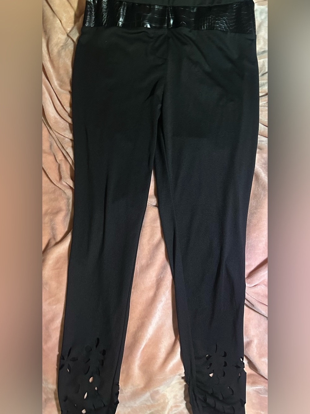 Classic Black Straight-Leg Pants